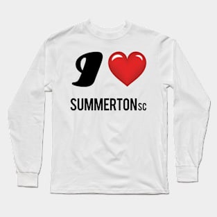 I Love Summerton, SC Long Sleeve T-Shirt